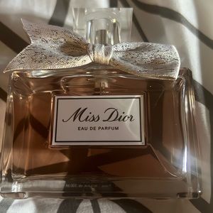 MISS DIOR EAU DE 2.4 oz used 1 spray no box